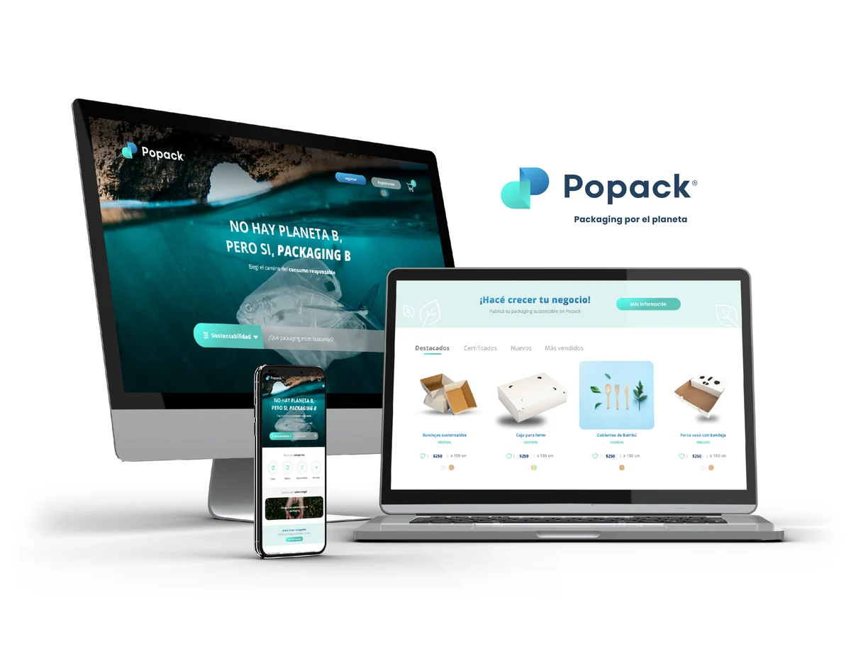 Popack en desktop y mobile